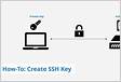 Detailed steps to create an SSH key pair